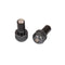 Embouts de guidon molette look carbone Ø17 pour moto