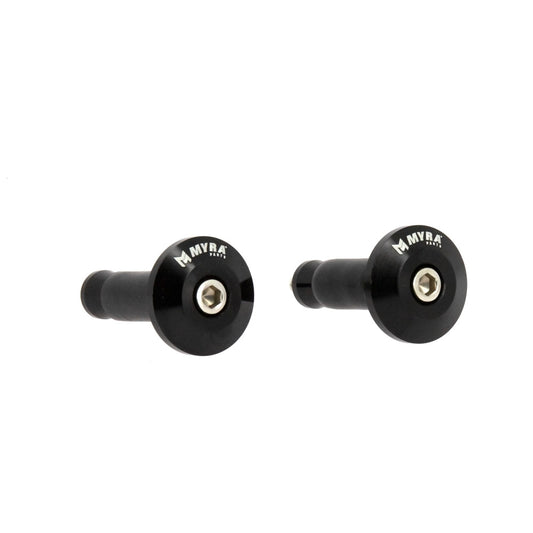 Embouts de guidon plats noirs universels diamètre 13 et 17 mm aluminium