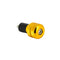 Embouts de guidon moto molette or anodisé Ø17 en aluminium