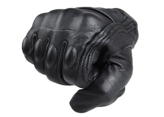 Paire de Gants moto HIVER en cuir véritable S