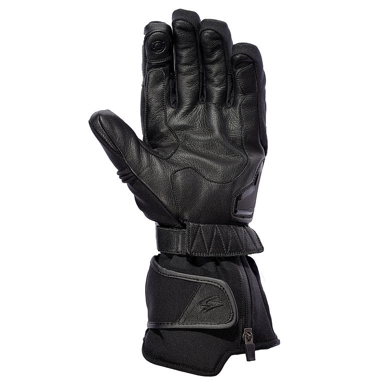 gants moto chauffants gerbing xtreme air hiver cuir homme femme avec batterie 7v 12v et régulateur intégré interieur