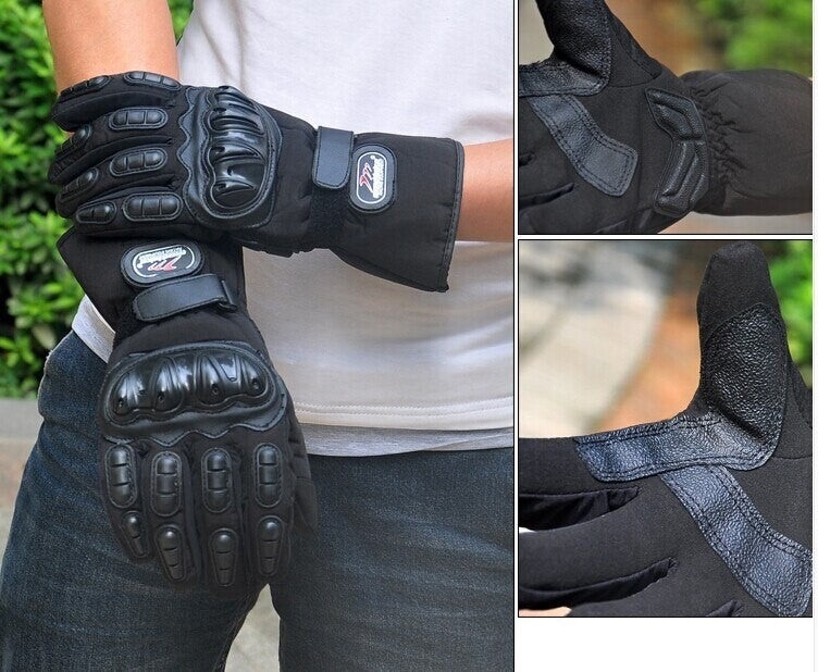 Gants de moto spécial hiver