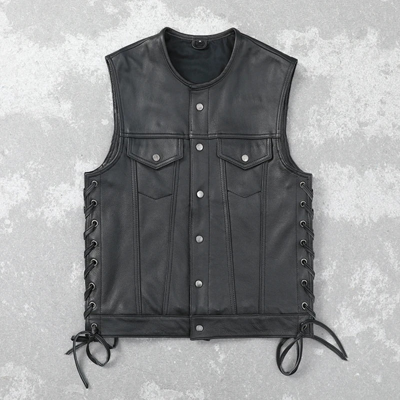 Gilet-biker-en-cuir-noir-devant