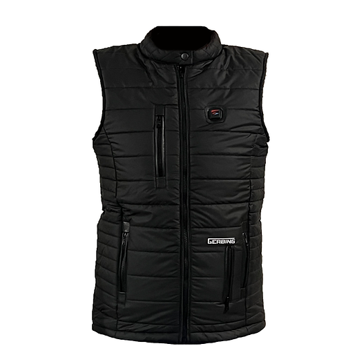 Gilet chauffant moto Gerbing Xtreme noir ultra-léger pour homme et femme avec chauffe buste, dos et col