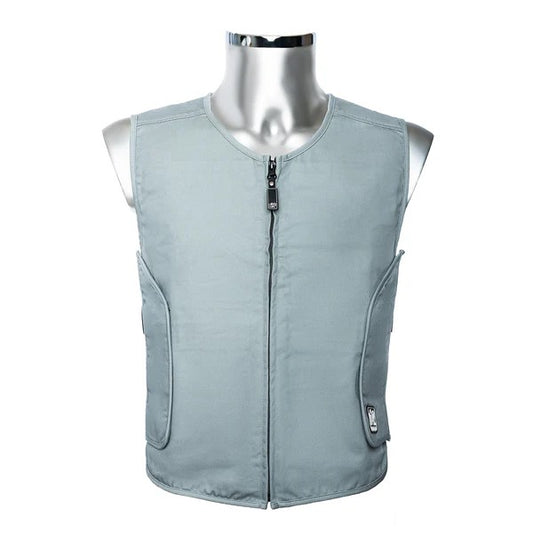 Gilet rafraîchissant professionnel industrie extrême chaleur – IZI BodyCooling PCM gris