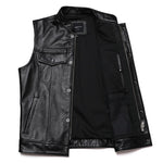 gilet biker cuir type sons of anarchy soa | Boutique biker