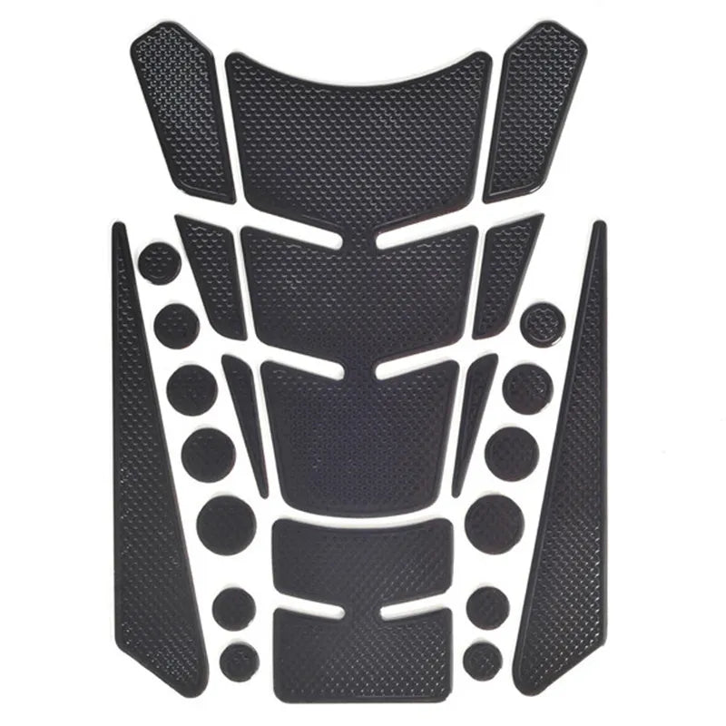 Grip réservoir moto noir antidérapant multi-pièces