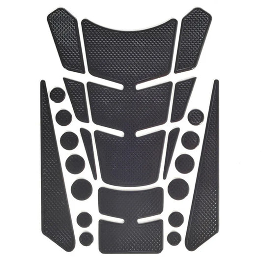 Grip réservoir moto noir antidérapant multi-pièces