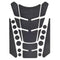 Grip réservoir moto noir antidérapant multi-pièces