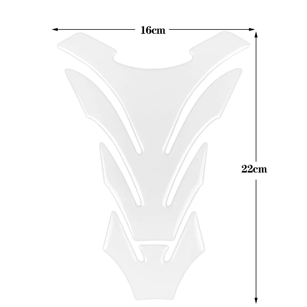 Autocollant Antidérapant Pour Réservoir Moto – Transparent – Caoutchouc – 25.5x16x12 Cm – Protection