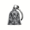 Clochette Guardian Bell Roi du Nord en alliage de zinc avec visage de roi viking barbu protecteur pour motard