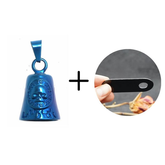 Campana custode teschio blu