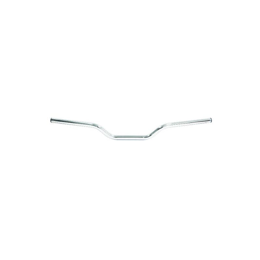 Guidon moto acier chromé bas 22,2 mm longueur 685 mm hauteur 50 mm