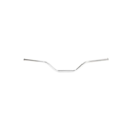 Guidon moto cross acier chromé haut 22,2 mm longueur 740 mm hauteur 80 mm