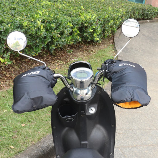 Manchon Spécial Hiver pour Guidon de Scooter et Moto