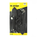 Rétroviseurs universels Myra - M10 carbone - Vignette | Boutique biker
