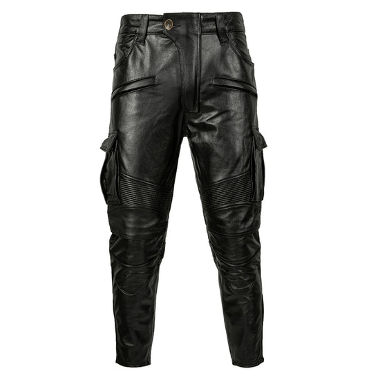 Pantalon moto cuir homme T44 - Équipement moto