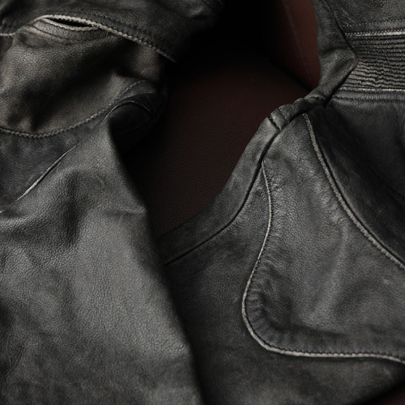 Pantalon En Cuir Femme MOTOMOD Taille 38 - Style Biker Vintage Des Années 90 - Occasion Parfait état