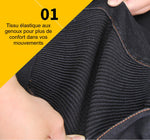 tissu souple et elastique pantalon de moto