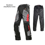 Pantalon de moto avec doublure chauffante