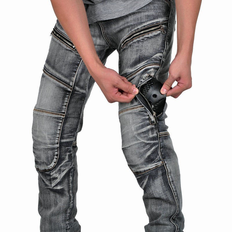 Pantalon Jeans moto en cuir homme pas cher equip'moto
