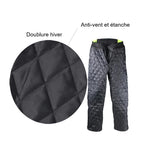 Pantalon moto doublue etanche et anti vent