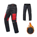 Pantalon moto avec doublure chauffante