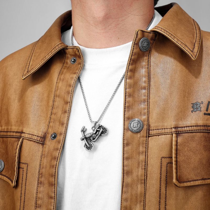 Pendentif-moto-Harley-port