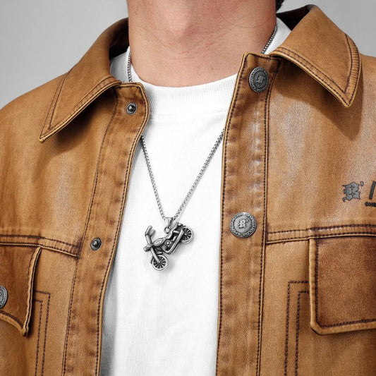 Pendentif-moto-Harley-port