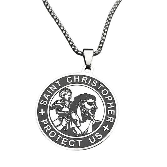 Pendentif-moto-Saint-Christophe-inoxydable