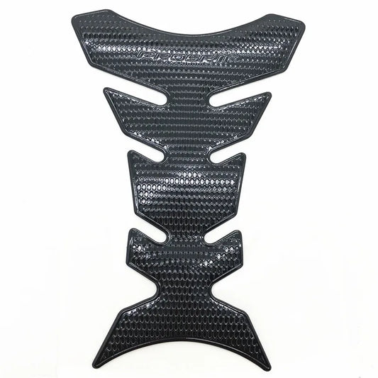 Protection de réservoir moto noire avec finition texturée sport