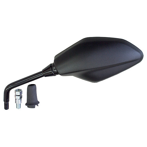 Rétroviseurs Moto Crâne Larme Chromé – 8 Mm / 10 Mm, Convexe Grand Angle, Universel, Style Custom & Racing