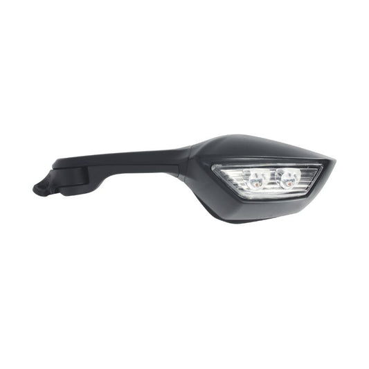 Rétroviseur moto avec clignotant LED intégré gauche pour Kawasaki ZX-10 R Ninja 2011-2014