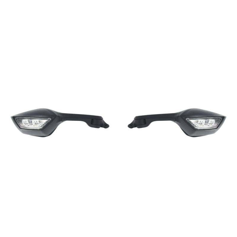 Rétroviseur moto avec clignotant LED intégré paire pour Kawasaki ZX-10 R Ninja 2011-2014