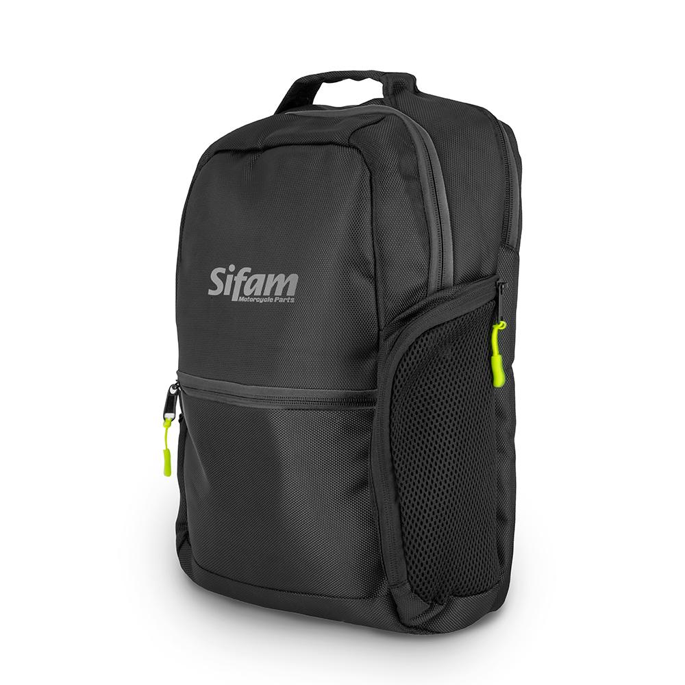 Sac-a-dos-sifam-noir-16L-cote