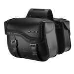 Sacoche cavaliere lateral pour moto étanches en cuir 30L - Vignette | Boutique biker