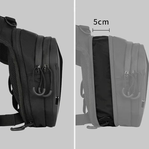 Sacoche De Jambe Moto Imperméable - Sac Cuisse Réglable Multi-poches Pour Vélo, Rando, Voyage (Homme/Femme)