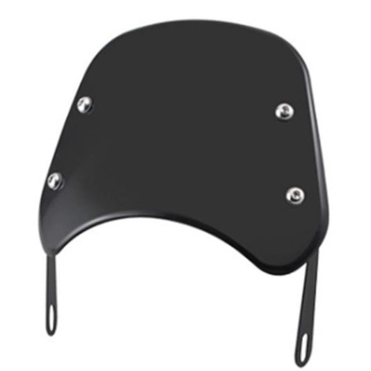 Saute-vent moto noir court – idéal pour moto custom ou café racer