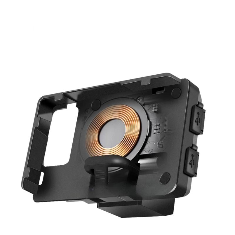 Support de téléphone moto compatible BMW R 1200 RT avec chargeur sans fil intégré
