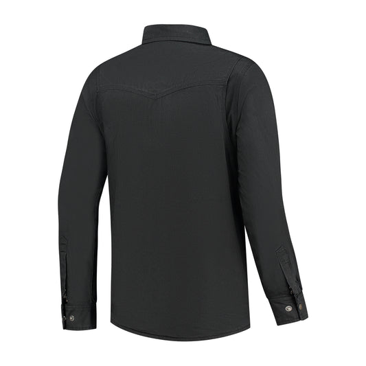 Surchemise moto kevlar noire homologuée CE niveau A avec protections intégrées coudes épaules