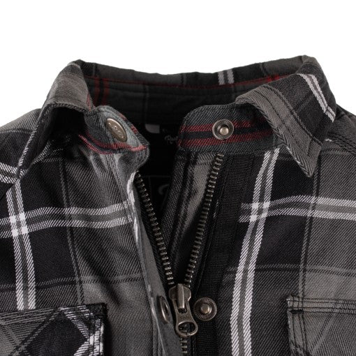 Surchemise-moto-femme-col