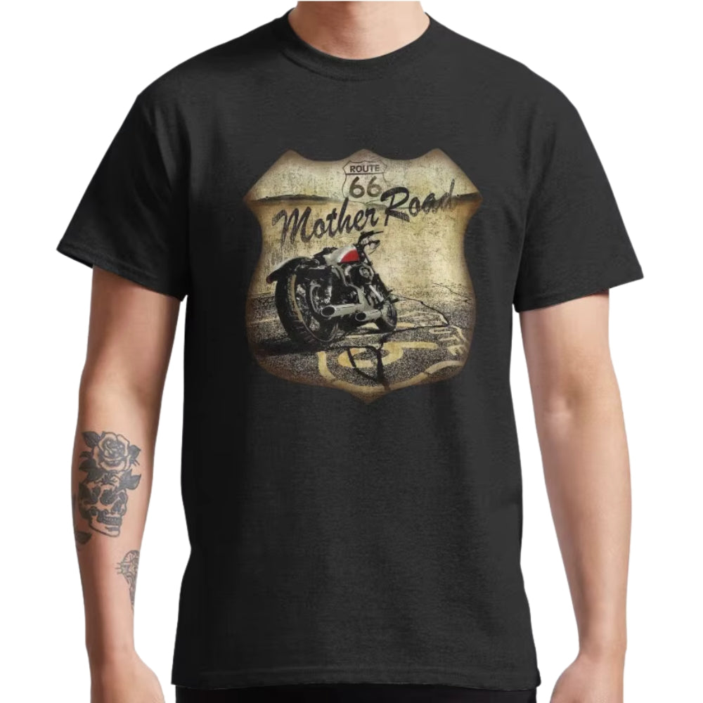 T-shirt-moto-mother-road
