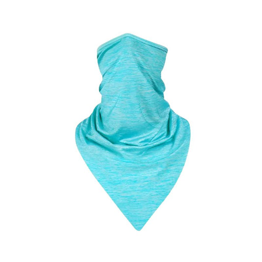 Tour de cou moto bleu ciel coupe-vent et respirant