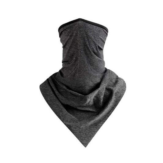 Tour de cou moto bandanas gris foncés coupe-vent anti-poussière