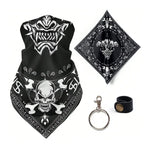 Tour de cou moto - Croix squelette - Vignette | Boutique biker