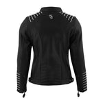 Blouson de moto homologué AA - Rusty Stitches Jacket Amanda noir - Vignette | Boutique biker