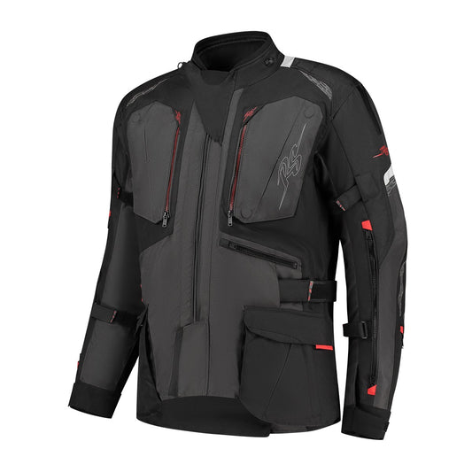 Veste de moto homme imperméable touring avec doublure 3 en 1 et protections CE