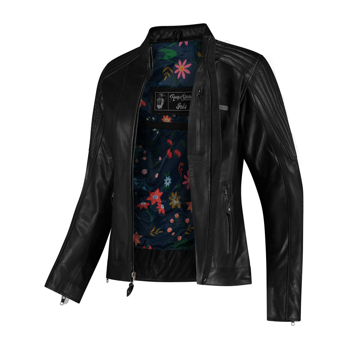 Veste-femme-moto-ouvert