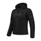 Veste moto femme Naomi noire imperméable respirante avec capuche amovible