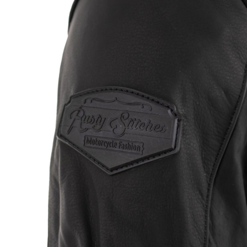 Veste-moto-cuir-homme-logo